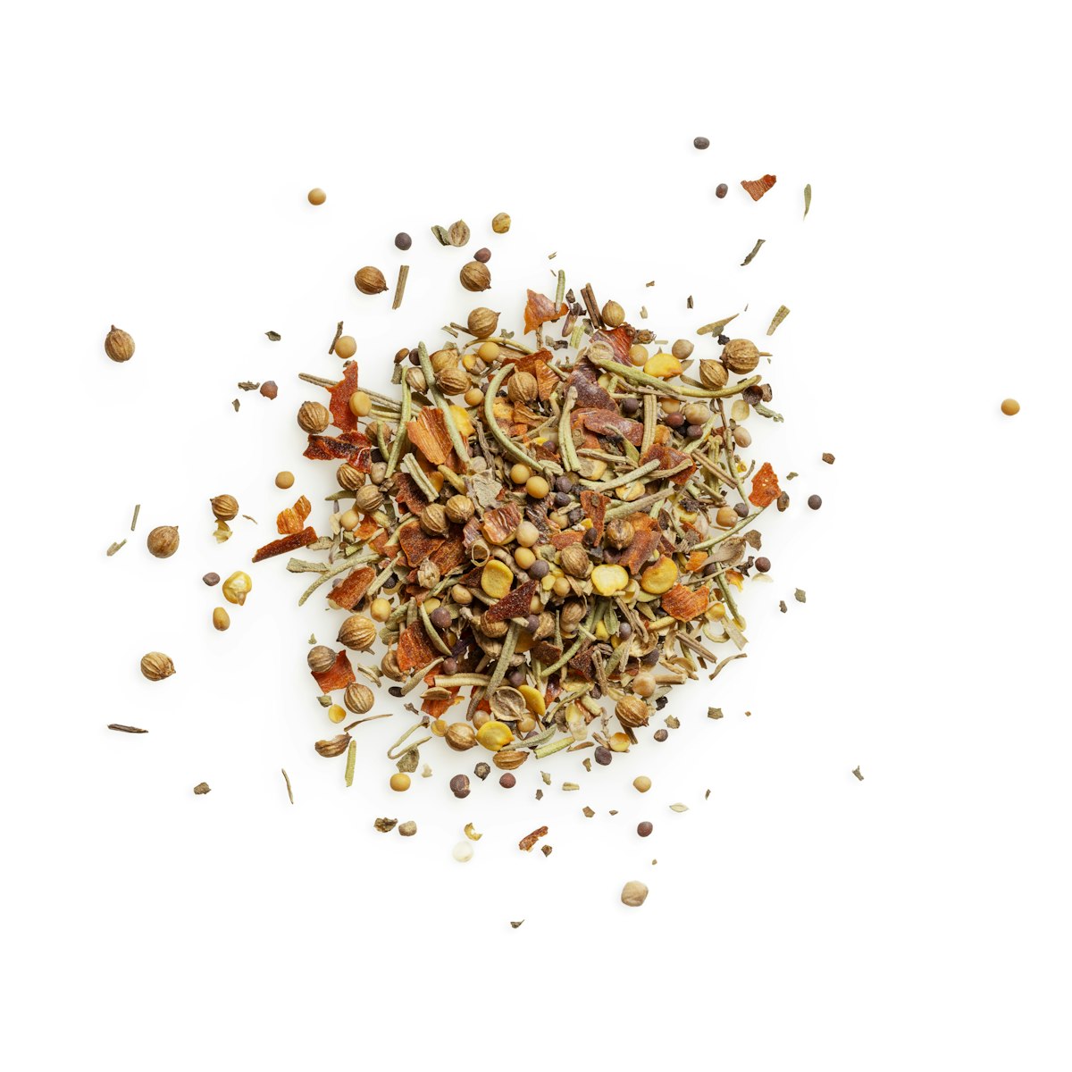 Dry Ginger, Nutmeg & Mace — Assorted dried whole spices
