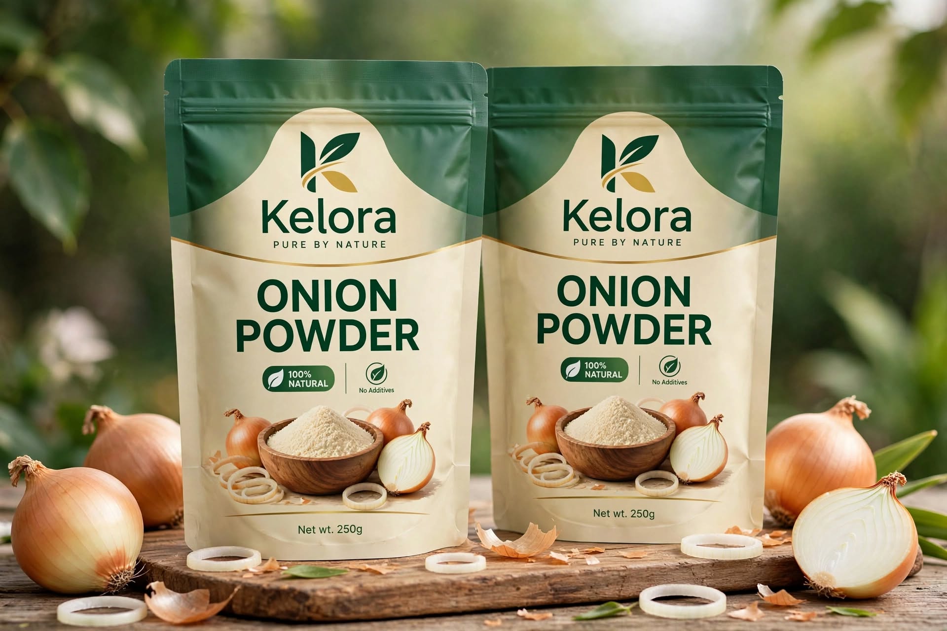 Bunch of onion bulbs — source crop for onion powder